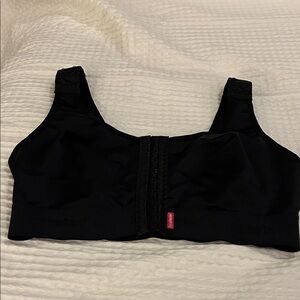 Sleek Black Front Closure Bra